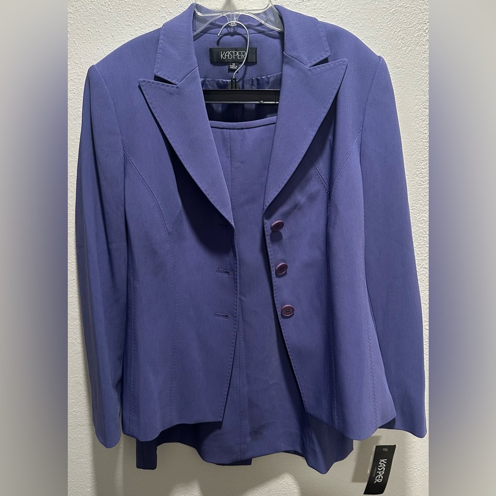 Kasper Blazer and Skirt Set